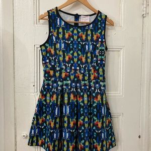 Romeo & Juliet Couture Geometric Casual Dress Medium